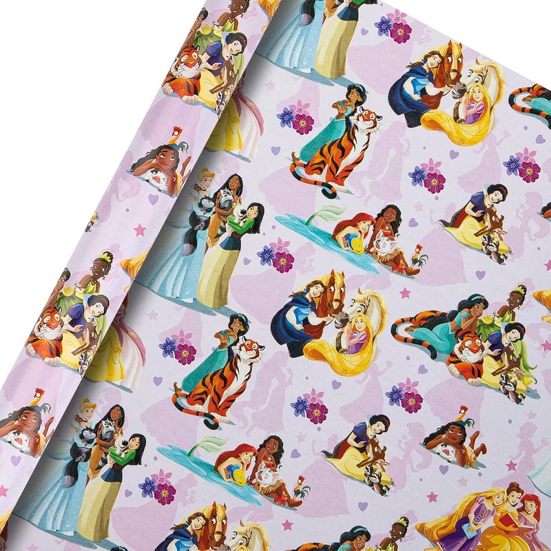 Hallmark Disney Princess & Pets Gift Roll Wrap (2 m) - Image 2